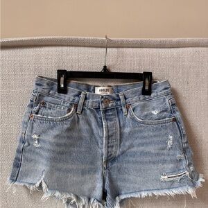 AGOLDE Parker Vintage Loose Fit Cutoff Shorts, Swapmeet, 27